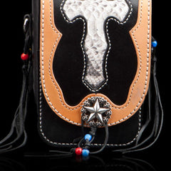 Leather Belt Pouch Mens Small Cases Waist Bags Hip Pack Belt Bags for Men