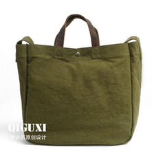 Mens Waxed Canvas Shopper Bag Canvas Tote Bag Canvas Shoulder Bag for Men