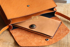 Handmade Leather phone purse stachel bag for women leather shoulder bag