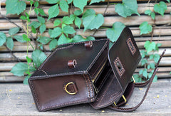 Handmade messenger bag satchel purse leather crossbody bag shoulder bag women