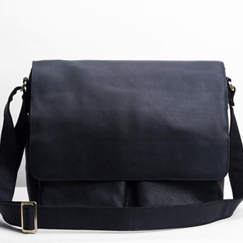 Handmade Leather Mens Cool Shoulder Bags Messenger Bag for men