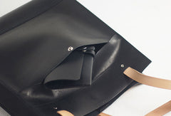 Handmade Leather handbag tote purse shoulder bag for shopper bag - EverHandmade