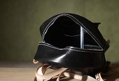 Handmade Leather backpack bag shoulder bag for women small leather - EverHandmade