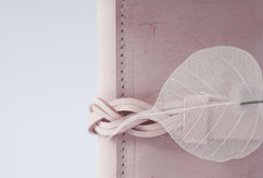 Handmade leather braided personalized custom clutch purse billfold triple wallet purse clutch women