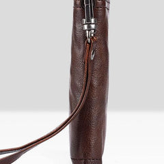 Genuine Leather Mens Chain Biker Wallet Cool Leather Wallet Small Wallets for Men