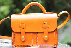 Handmade handbag satchel purse leather crossbody bag shoulder bag women