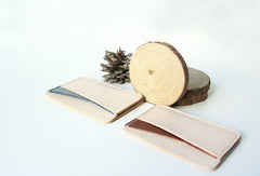 Handmade leather card slot small wallet purse coin wallet purse mini women - EverHandmade
