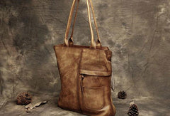 Handmade Leather handbag tote purse shoulder bag for women leather shopper bag - EverHandmade