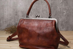 Handmade Leather handbag purse shoulder bag for women leather shopper bag - EverHandmade