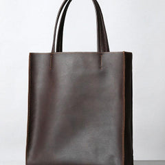 Handmade Leather Mens Tote Bag Cool Tote Bag Handbag Shoulder Bag for men