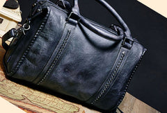 Genuine Handmade Vintage Leather Handbag Shoulder Bag Women Leather Purse - EverHandmade