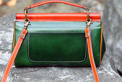 Handmade Leather Vintage Small Shoulder Bag purse crossbody bag for women