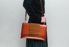 Genuine Leather Clutch Bag Purse Shoulder Bag for Women Leather Crossbody Bag - EverHandmade