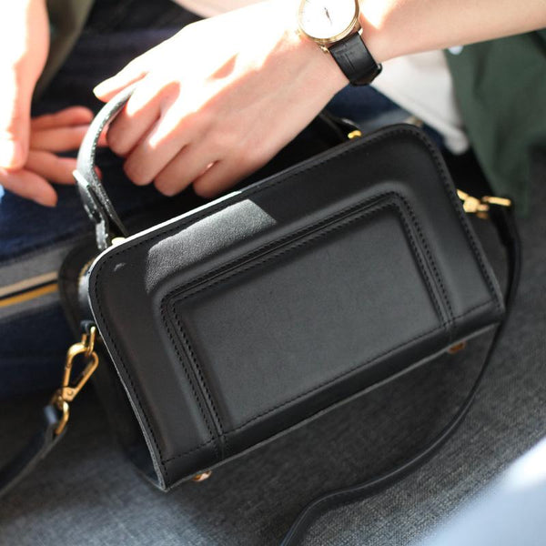 Fashion Womens Leather Red Satchel Handbag Leather Shoulder Bag Square Crossbody CM03301002