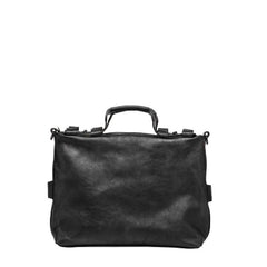Cool Leather Mens Briefcase 14inch Laptop Bag Work Handbag Shoulder Bag Business Bag for Men