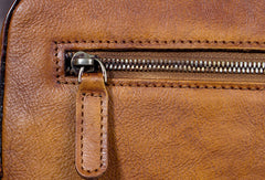 Genuine Leather Handbag Vintage Rivet Tassel Bag Crossbody Bag Shoulder Bag Purse For Women - EverHandmade
