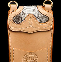 Handmade Mens Leather Belt Pouch Cases Waist Bag Hip Pack Belt Bag for Men