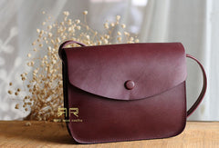 Handmade Leather phone purse stachel bag for women leather shoulder bag