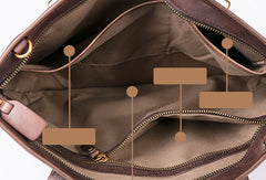 Handmade Handbag Briefcase Purse Leather Crossbody Bag Purse Shoulder Bag for Women - EverHandmade