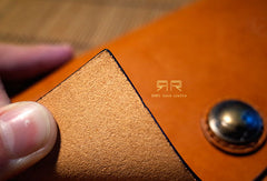 Handmade Genuine leather clutch travel wallet passport wallet purse long wallet women - EverHandmade