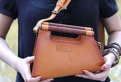 Handmade handbag purse leather crossbody bag purse shoulder bag for women - EverHandmade