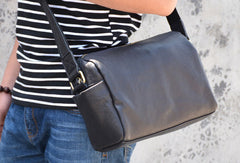 Genuine Leather Messenger Bag Chest Bag Sling Bag Crossbody Bag Travel Bag Hiking Bag For Mens