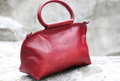 Handmade handbag purse leather crossbody bag purse shoulder bag for women