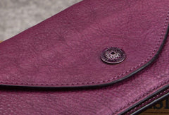 Genuine Leather Wallet Vintage Envelop Wallet Card Holder Purse Clutch For Women - EverHandmade
