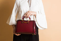 Genuine Leather crossbodybag handbag shoulder bag for women leather bag - EverHandmade