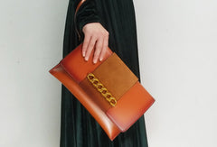 Genuine Leather Clutch Bag Purse Shoulder Bag for Women Leather Crossbody Bag - EverHandmade