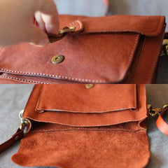 Womens Leather Satchel Bag Side Shoulder Bag - Annie Jewel