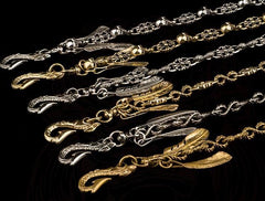 Brass silver biker trucker Tibetan wallet Chain for chain wallets biker wallet trucker wallet