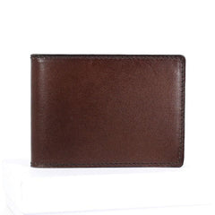 Cool Leather Mens license Wallet Front Pocket Wallets Small License Holder for Men