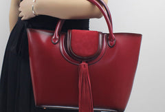 Genuine Leather handbag  purse shoulder bag black for women leather crossbody bag