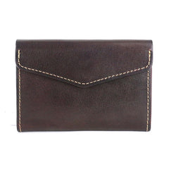 Leather Mens Card Wallet Front Pocket Wallets Cool Small Change Wallet for Men