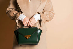 Genuine Leather crossbodybag handbag shoulder bag for women leather bag - EverHandmade