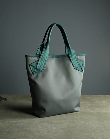 Womens Dark Gray Nylon Shoulder Tote Bags Best Dark Gray Nylon Tote Handbag Shopper Bags Purse for Ladies