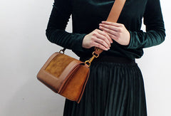 Genuine Leather Cute Fashion Purse Shoulder Bag for Women Leather Crossbody Bag - EverHandmade