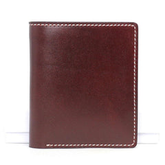 Cool Leather Mens Small Wallets Front Pocket Wallet Slim Wallet for Men