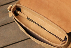 Genuine Mens Cool Small Messenger Bag iPad Bag Chest Bag Bike Bag Cycling Bag For Men - EverHandmade