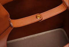 Handmade Leather Tote Purse Bucket Bag Handbag Shoulder Bag Large for Women Leather Shopper Bag - EverHandmade