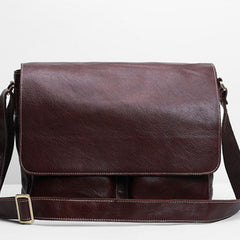 Handmade Leather Mens Cool Shoulder Bags Messenger Bag for men