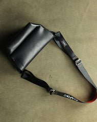 Stylish Womens Coffee Leather Sling Bag Crossbody Shoulder Bag Purse Sling Pack for Ladies