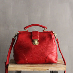 Vintage LEATHER WOMEN Doctor Handbag Doctor Purse SHOULDER BAG Purse FOR WOMEN
