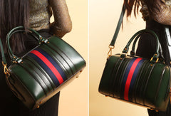 Genuine Leather handbag Boston bag shoulder bag for women leather bag