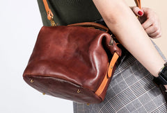 Genuine Leather Handbag Crossbody Bag Shoulder Bag Purse For Women - EverHandmade