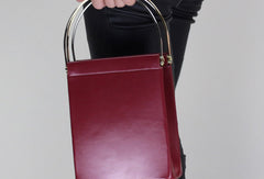 Genuine Leather Tote Purse Handbag Shoulder Bag for Women Leather Shopper Bag - EverHandmade