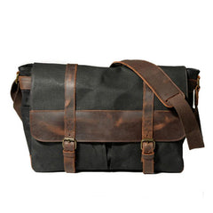 Mens Canvas Side Bag Canvas Messenger Bag Courier Bag Shoulder Bag for Men