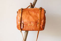 Handmade Leather messenger bacg stachel bag for women leather shoulder bag - EverHandmade