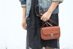 Handmade leather purse leather crossbody bag purse shoulder bag for women - EverHandmade